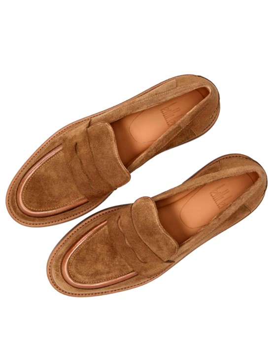 A9301 Loafer - Taupe Suede